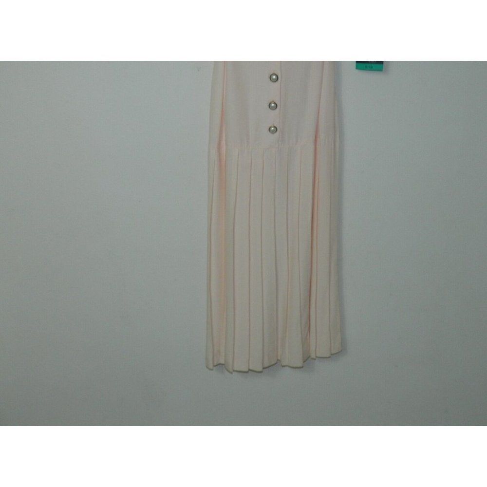 All That Jazz Dress Vintage 80's CottageCore Removable Dickie Junior Size 9/10 - Picture 8 of 15